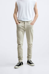 MEN SUPER SLIM FIT FORMAL TROUSERS